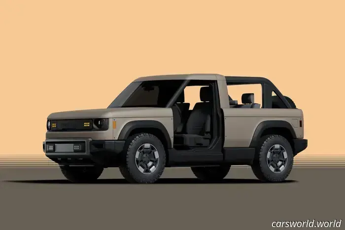 La Camioneta Slate Puede Convertirse En una SUV Defender Económica Con un Kit Opcional Estilo IKEA
