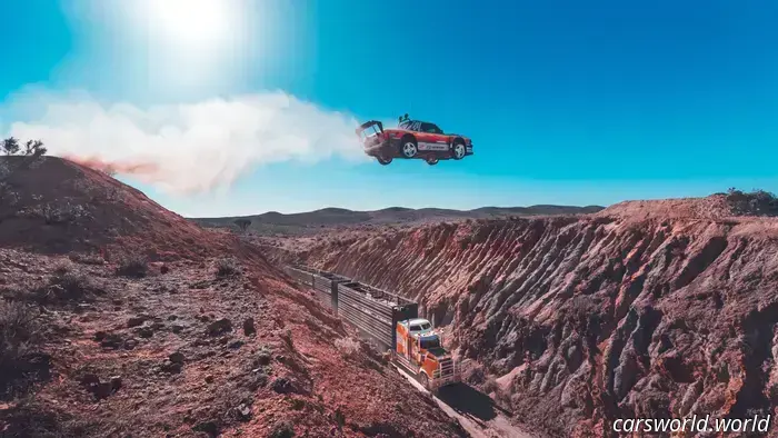 Travis Pastrana lanza el Subaru Brataroo por los aires en Australia en el Gymkhana 'Aussie Shred'