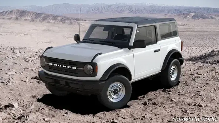 Non è possibile ottenere una nuova Ford Bronco per meno di 4 40K più