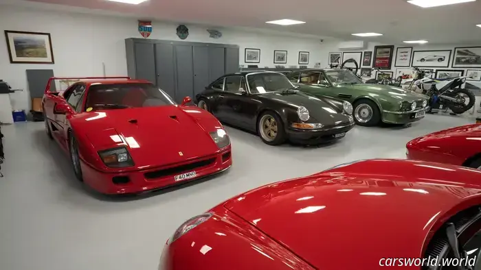 Ferrari F40, Vagón Rolls-Royce, Singer 911: Dentro del garaje de Dario Franchitti