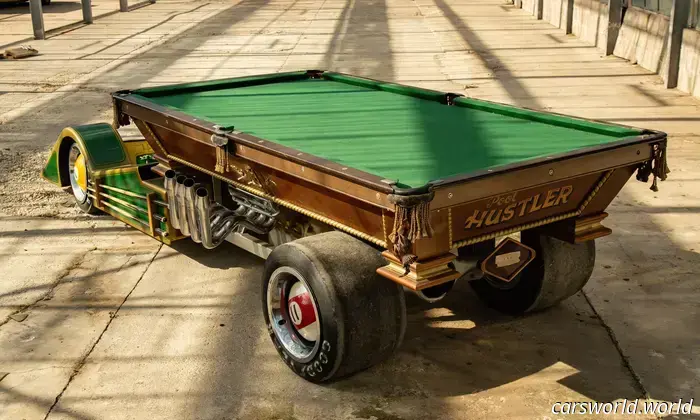 This Hemi-Powered Pool Table Hot Rod Would Not Be Constructed Today.