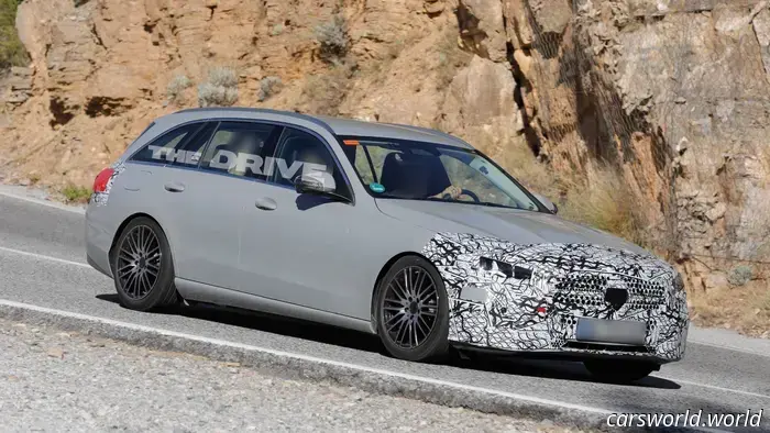 Spotted: Mercedes Replacing Frustrating Twin-Spoke Steering Wheel in Updated C-Class