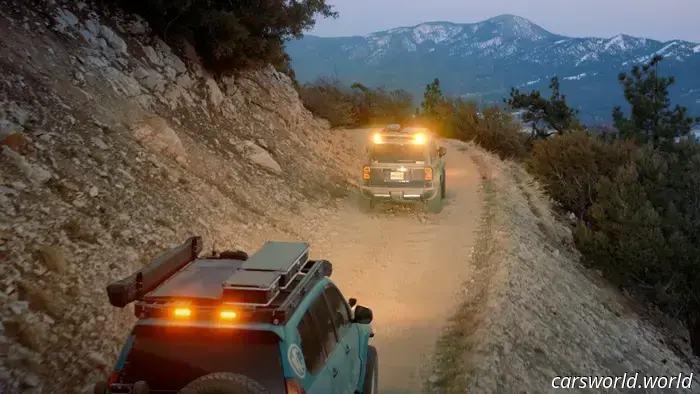 KC Hilites Platform One is an elegant roof rack featuring integrated power.
