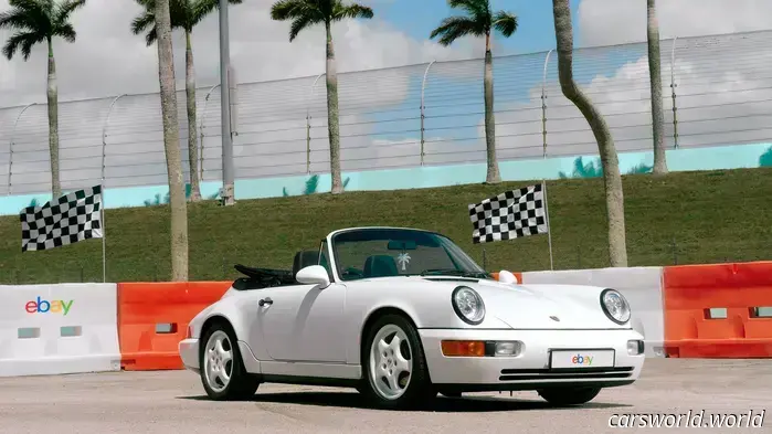 Этот Porsche 911 В винтажной одежде в стиле Vibe - это Вершина Майами
