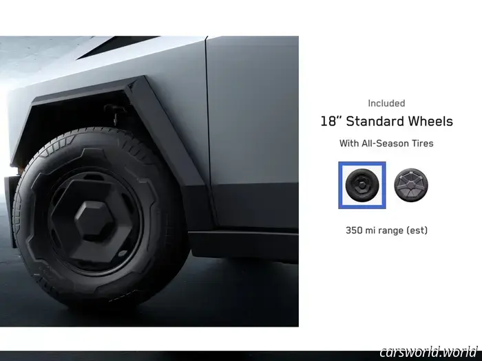 Las Ruedas De la Nueva Base Tesla Cybertruck Son la Primera Parte Que Me Gustó De the Stupid Thing