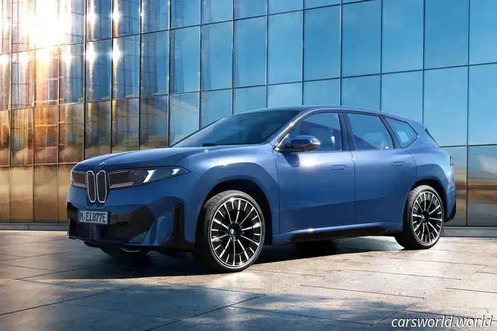 BMW has eliminated the iDrive knob in favor of haptic controls and a full-width display.