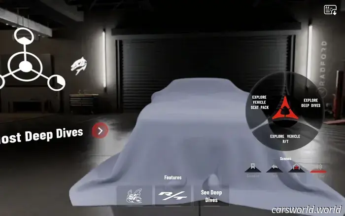 El Nuevo Sitio Web del Charger Daytona de Dodge Parece un CD-ROM Promocional De 1999