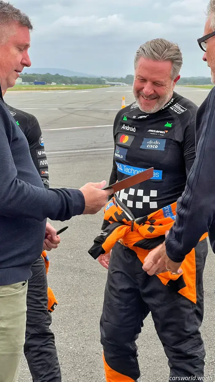 I witnessed F1 champion Lando Norris defeat his McLaren boss in a kart race, and it was an eye-opening experience for me.