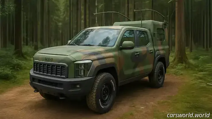 El Kia Tasman es tan feo que el render falso con IA de la propia Kia hizo que todos se entusiasmaran por un rediseño.