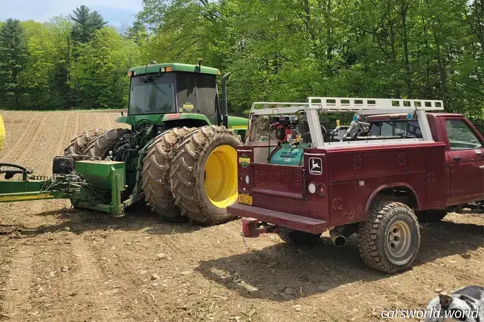 This Ford Ranger service truck, powered by an old John Deere engine, is set to endure longer than any of us.