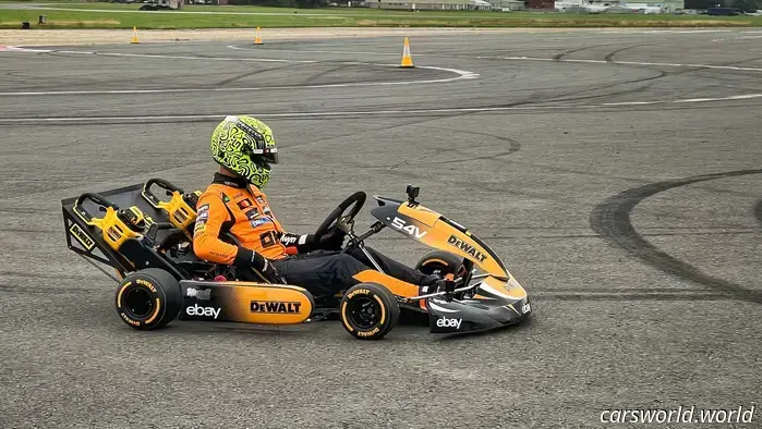 I witnessed F1 champion Lando Norris defeat his McLaren boss in a kart race, and it was an eye-opening experience for me.