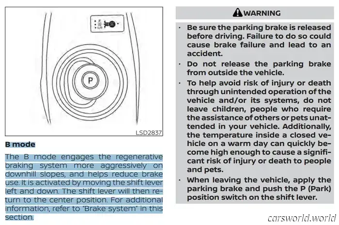 Reasons for the Nissan Kicks Featuring a ‘B’ Gear Despite Not Being a Hybrid or EV.