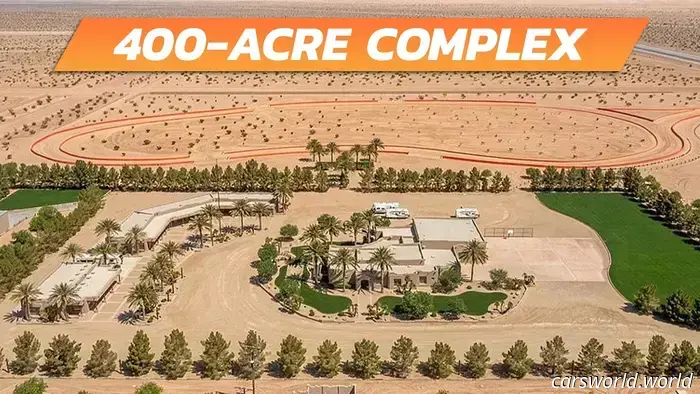 una villa nel deserto da 15 milioni di dollari è un resort da corsa "chiavi in mano" con pista d'atterraggio, pista da dirt e auto