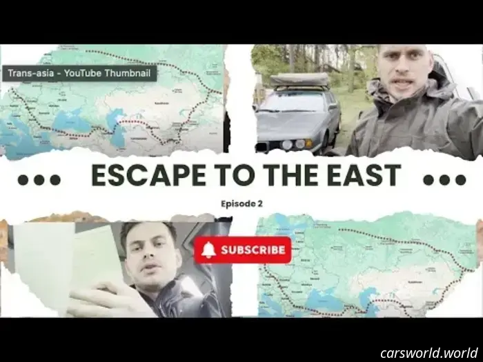 Este tipo conduce casualmente su viejo BMW Serie 5 desde Alemania a Asia y de regreso