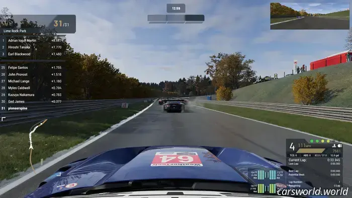 Проект «Motor Racing» не должен был покидать паддок