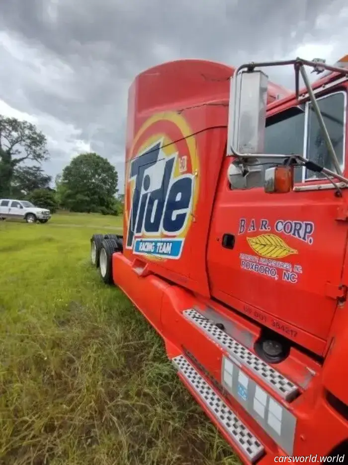 How Ricky Rudd’s Tide NASCAR Hauler Found Its Way to the Tobacco Fields