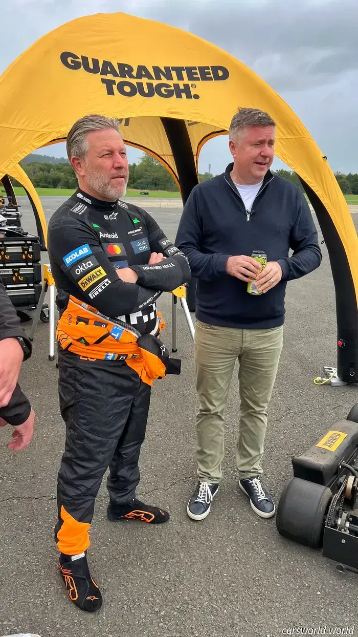I witnessed F1 champion Lando Norris defeat his McLaren boss in a kart race, and it was an eye-opening experience for me.