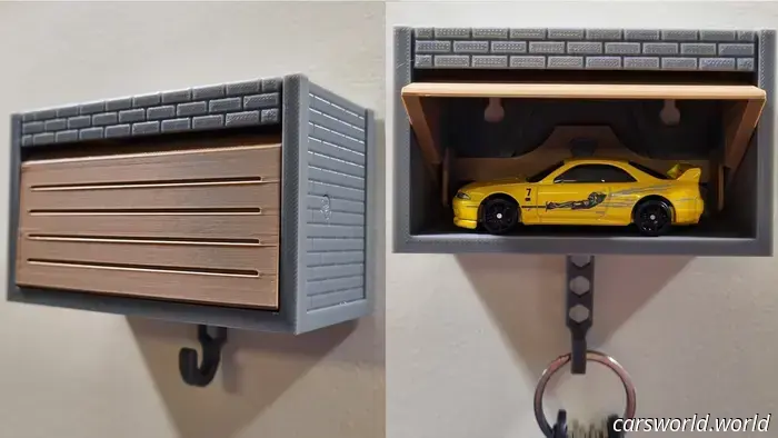 Estos Llaveros Impresos En 3D Son Como Garajes Personales De Hot Wheels