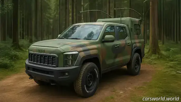 El Kia Tasman es tan feo que el render falso con IA de la propia Kia hizo que todos se entusiasmaran por un rediseño.