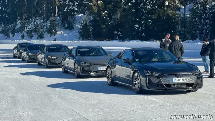 Cómo realizar un derrape con un Audi de 900 CV en hielo sin chocar.