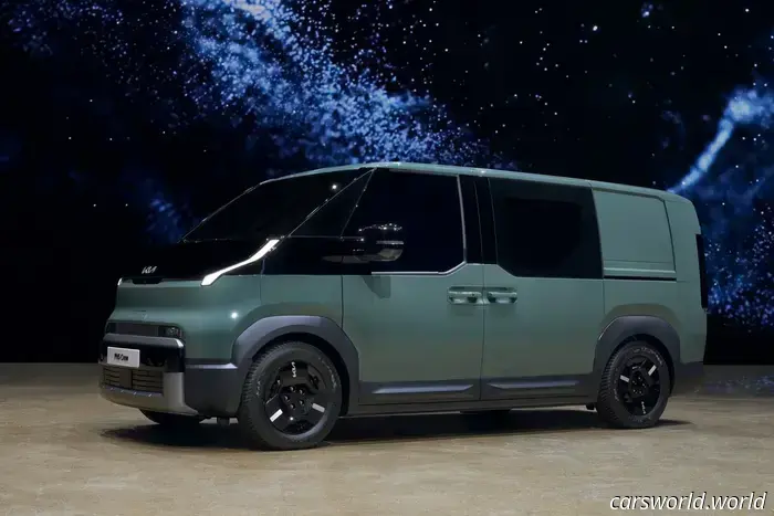 Kia PV5 Van è un VW ID.Buzz Disegnato dal futuro, non dal passato