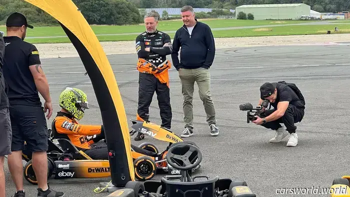 I witnessed F1 champion Lando Norris defeat his McLaren boss in a kart race, and it was an eye-opening experience for me.