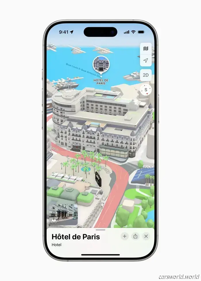 Apple Created a Miniature 3D Model of the Monaco F1 Circuit for Exploration in Apple Maps.