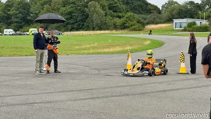I witnessed F1 champion Lando Norris defeat his McLaren boss in a kart race, and it was an eye-opening experience for me.