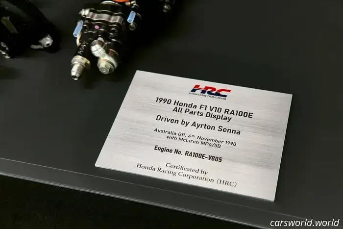 The final Honda V10 driven by F1 legend Ayrton Senna is available for purchase.