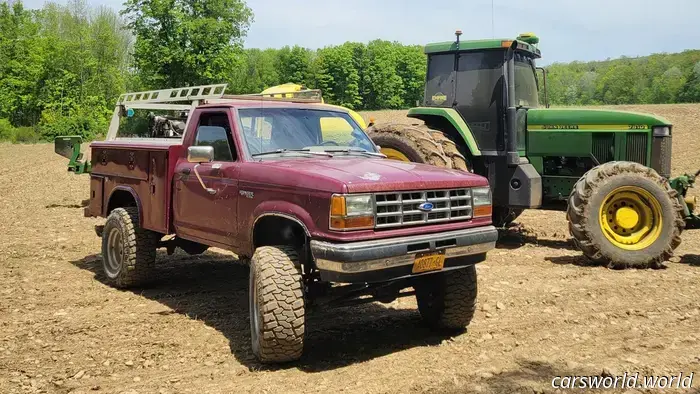 This Ford Ranger service truck, powered by an old John Deere engine, is set to endure longer than any of us.