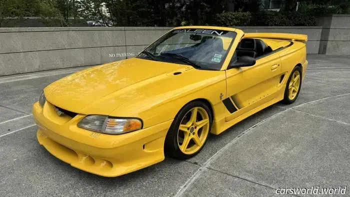 El rey de la parrilla: Se vende el Ford Mustang Saleen S351 de 1995 de George Foreman