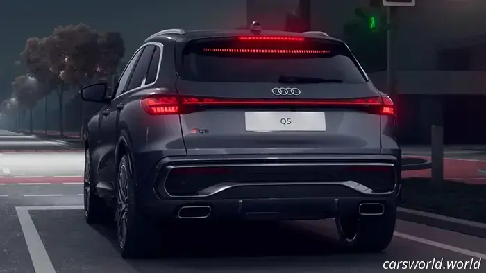 L'Audi SQ5 ha un ingegnoso easter egg luminoso che è legale solo negli Stati Uniti.