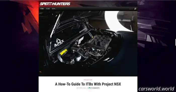 Sembra che Speedhunters sia morto