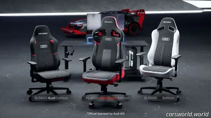 Audi Gaming Seats Merge Sim Racing with Office Chair Comfort.