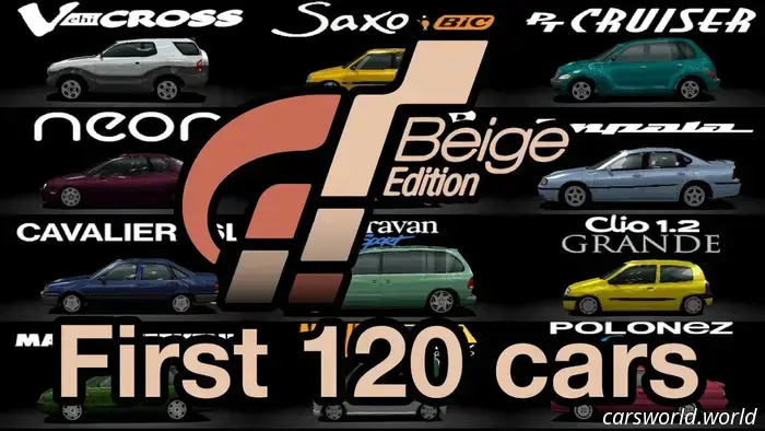 Echa un vistazo a todos los coches poco conocidos y aburridos de pocos polígonos en este mod de fans de Gran Turismo.