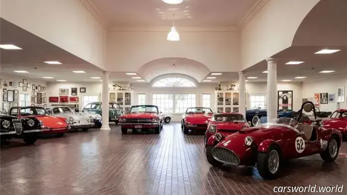 This $125 million estate features not only a large garage but also its own car museum.