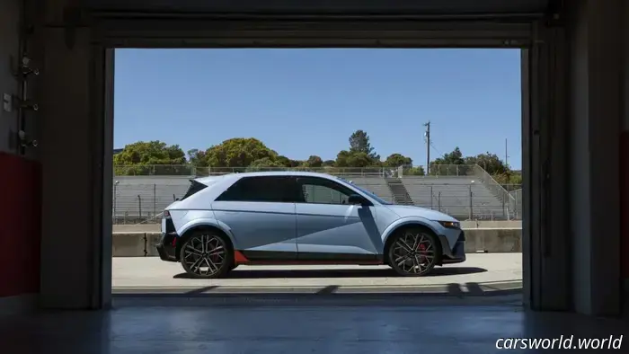 Changing Brake Pads on a Hyundai Ioniq 5 N Needs a Professional Mechanic's Access.