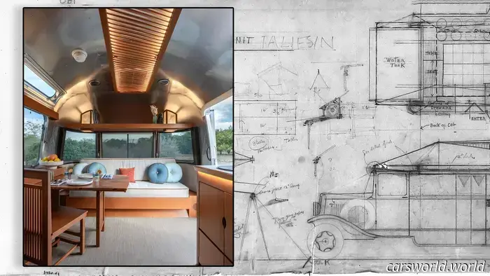 Frank Lloyd Wright’s Overlooked Food Truck Concept Inspired a New Airstream Trailer.