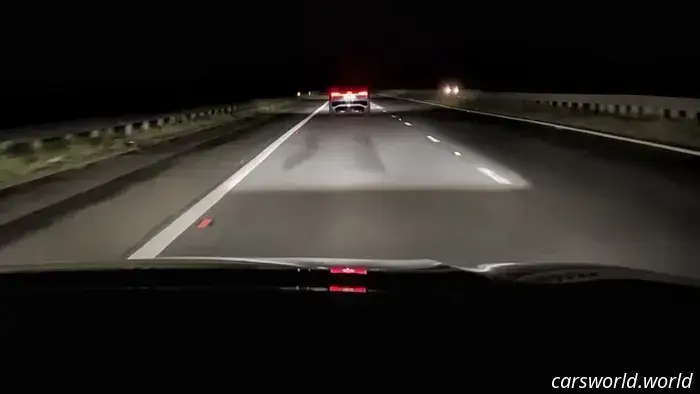 Watch Audi's New Micro LED Digital Matrix Headlights in Motion. Indeed, They Remain Illegal in the United States.