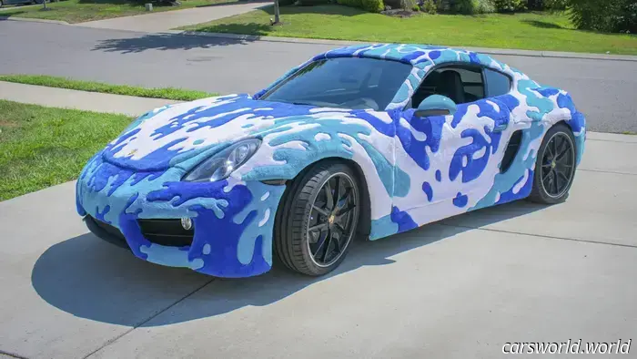 How and Why This Porsche Cayman Sports a Body-Wrap Design