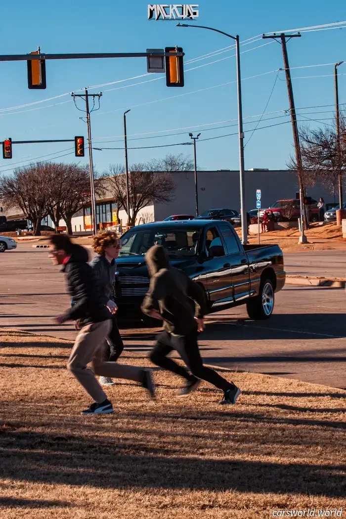 Dodge Ram SRT-10 Loses a Wheel in Cars and Coffee Accident