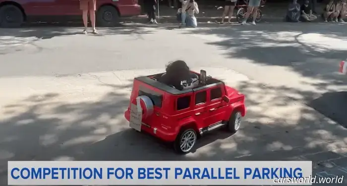 La competizione di parcheggio in parallelo del quartiere è il mio tipo di festa di quartiere