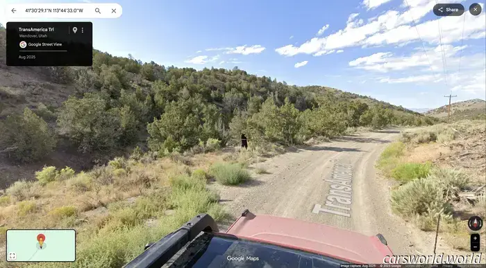 Вы можете проехать 5 900-мильный маршрут TransAmerica в Google Street View благодаря этому Ford Bronco.