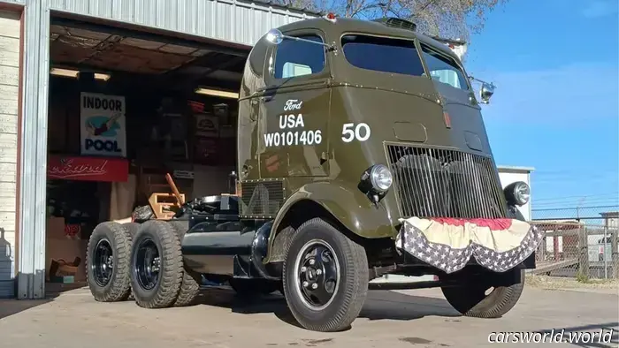 Dual-Engine 1941 Ford Trucks Designed for Transporting B-24 Bomber Components Priced at $1.25 Million