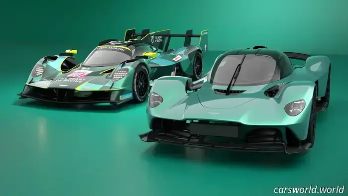 Aston Martin Valkyrie - единственный гиперкар на базе дорожной машины, участвующий в Ле-Мане