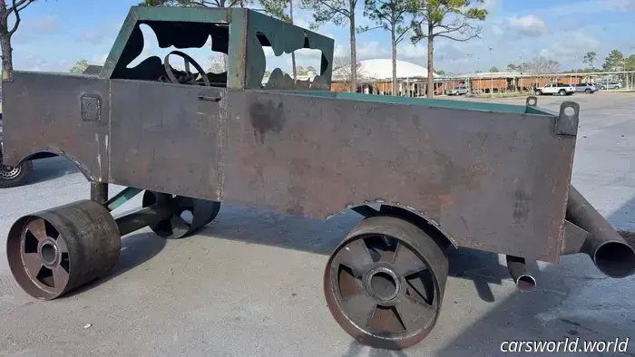 High School Welding Class Constructs 'Carolina Squat' Truck Only to Submerge It in the Ocean