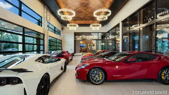 $55M Florida Mansion ‘Casa Maranello’ Is the Ultimate Ferrari Merchandise.