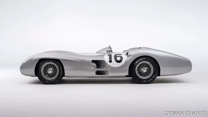 Iconic 1954 Mercedes-Benz W196R Sold for $54 Million, Becoming the Most Expensive Grand Prix Car in the World.