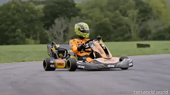 I witnessed F1 champion Lando Norris defeat his McLaren boss in a kart race, and it was an eye-opening experience for me.