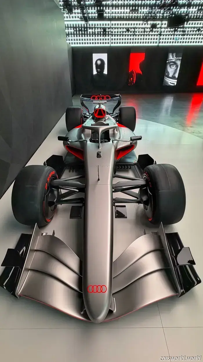 Первый болид Audi для Формулы-1 прост, но вызывает сенсацию.
